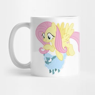 Fluttershy saving a tiny ewe 2 Mug